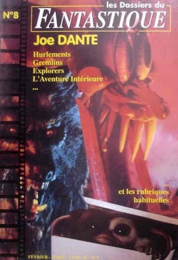 LES DOSSIERS DU FANTASTIQUE magazine side cover Issue 8  February/April 1995
