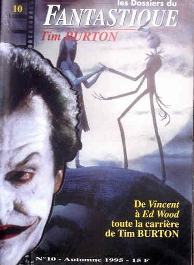 LES DOSSIERS DU FANTASTIQUE magazine side cover Issue 10 Autumn 1995