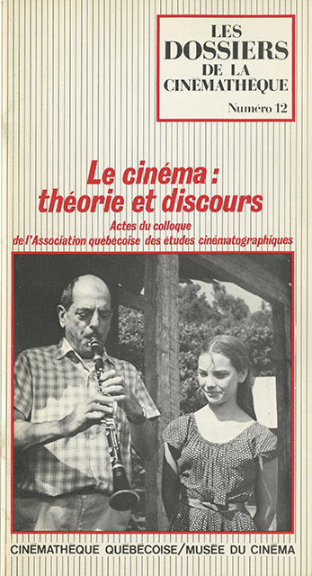 DOSSIERS DE LA CINEMATHEQUE |LES magazine side cover Issue 12 March 1984