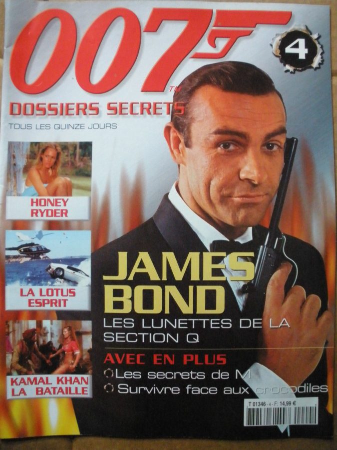 007 DOSSIERS SECRETS magazine side cover Issue 4  2003