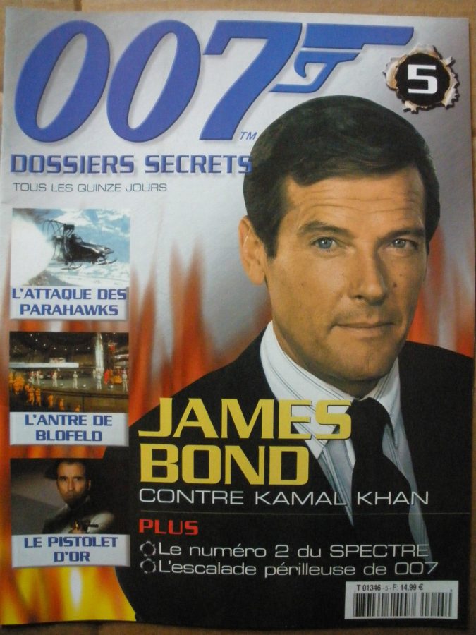 007 DOSSIERS SECRETS magazine side cover Issue 5  2003