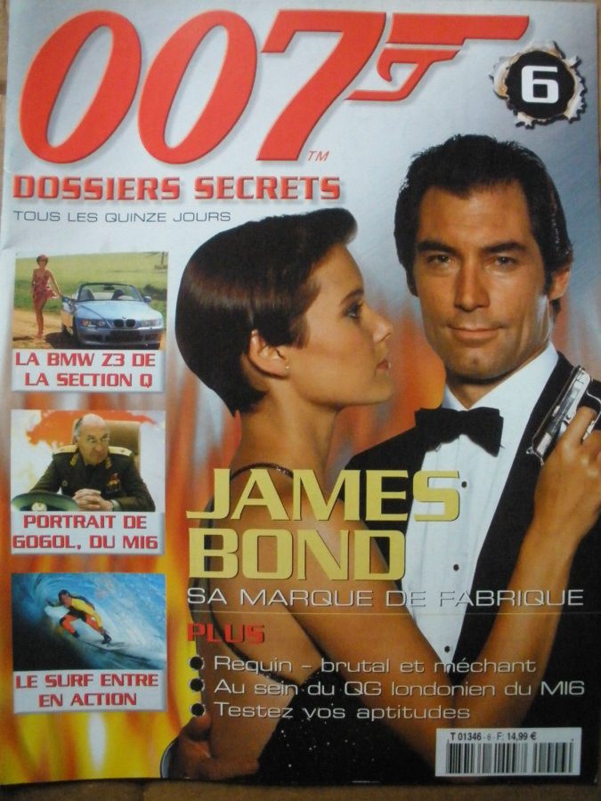 007 DOSSIERS SECRETS magazine side cover Issue 6  2003