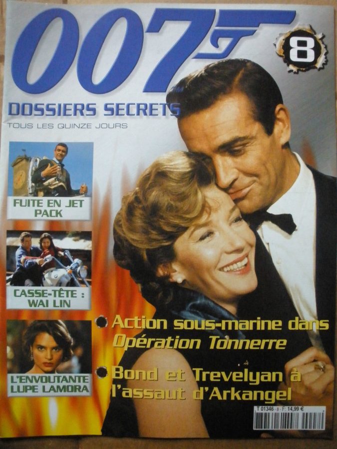 007 DOSSIERS SECRETS magazine side cover Issue 8  2003