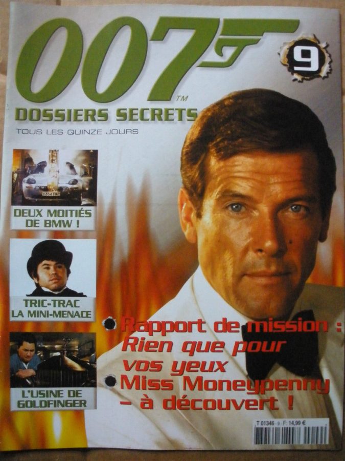 007 DOSSIERS SECRETS magazine side cover Issue 9  2003