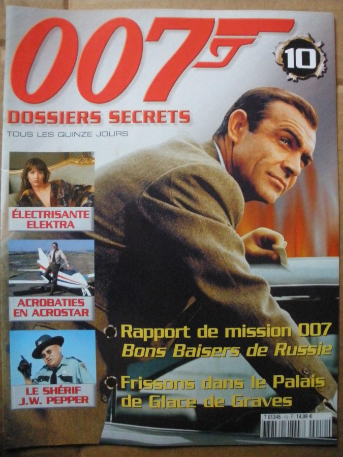 007 DOSSIERS SECRETS magazine side cover Issue 10  2003