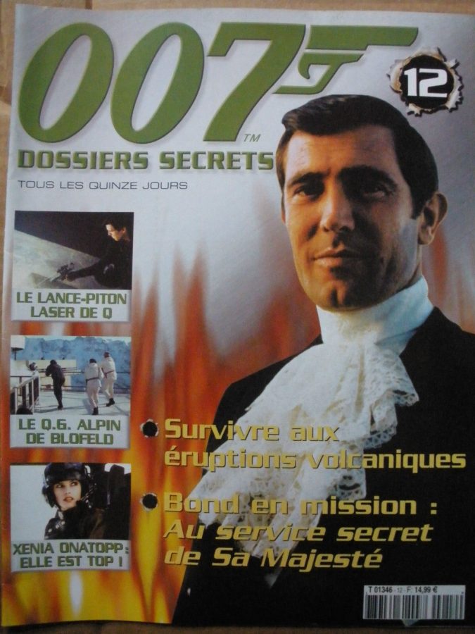 007 DOSSIERS SECRETS magazine side cover Issue 12  2003