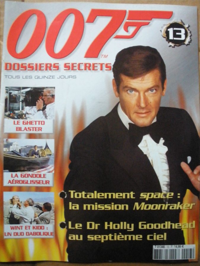 007 DOSSIERS SECRETS magazine side cover Issue 13  2003