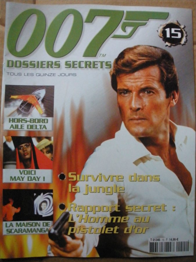 007 DOSSIERS SECRETS magazine side cover Issue 15  2003