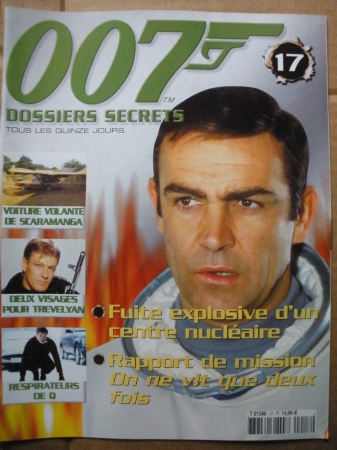 007 DOSSIERS SECRETS magazine side cover Issue 17  2003