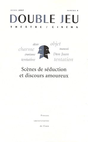 DOUBLE JEU magazine side cover Issue 4  2007