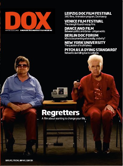 DOX magazine side cover Issue 88 Winter Dec./January/February 2011