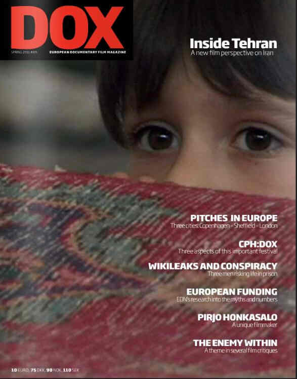 DOX magazine side cover Issue 89 Spring 2011