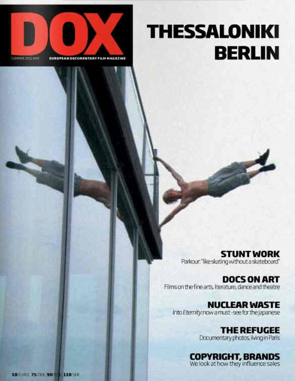 DOX magazine side cover Issue 90 Summer 2011