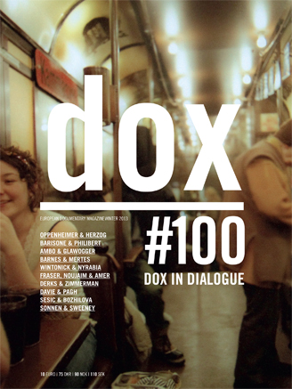 DOX magazine side cover Issue 100 Winter 2013