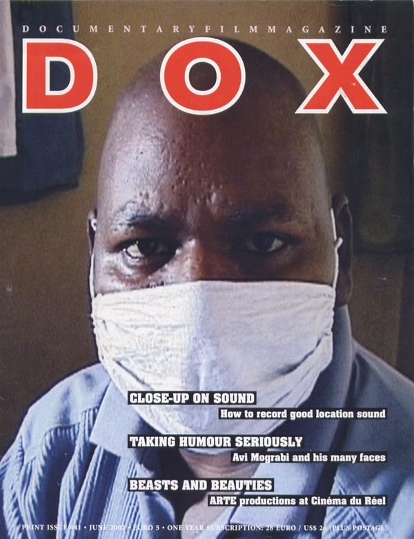 DOX magazine side cover Issue 41  June 2002