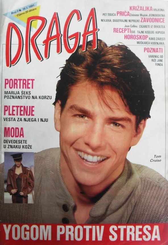 DRAGA magazine side cover Issue 2 19 January 1991