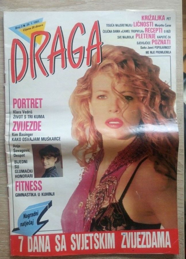 DRAGA magazine side cover Issue 3 26 January 1991