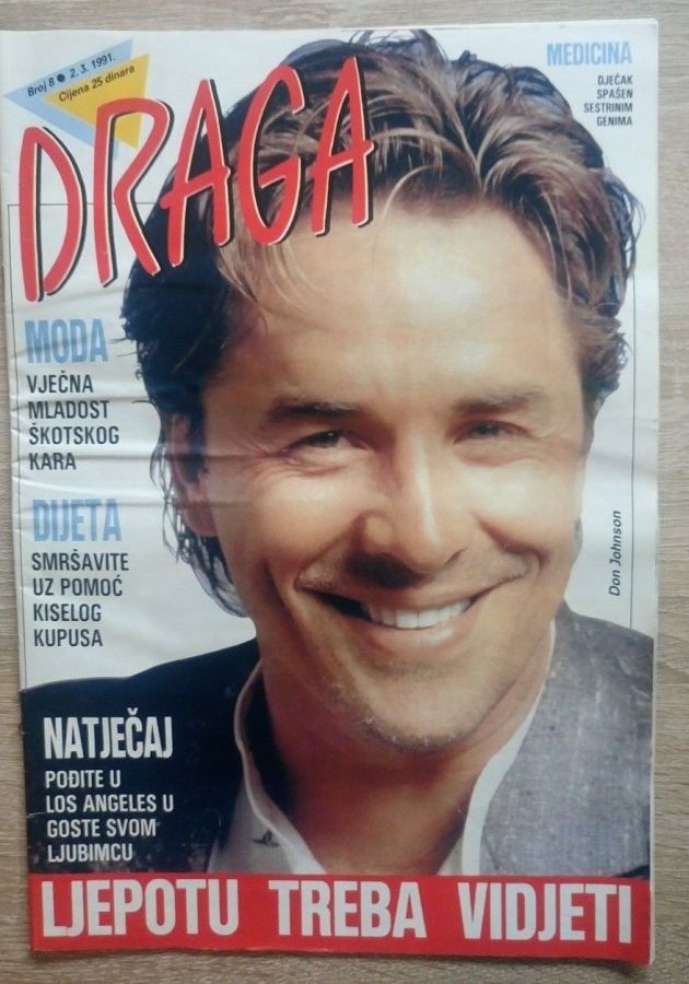 DRAGA magazine side cover Issue 8 2 March 1991