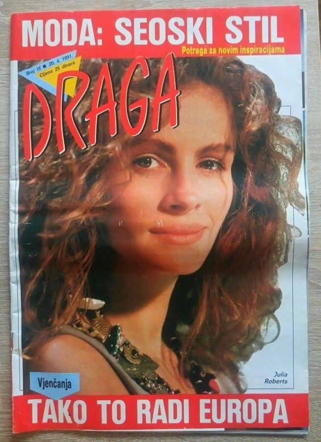 DRAGA magazine side cover Issue 15 20 April 1991