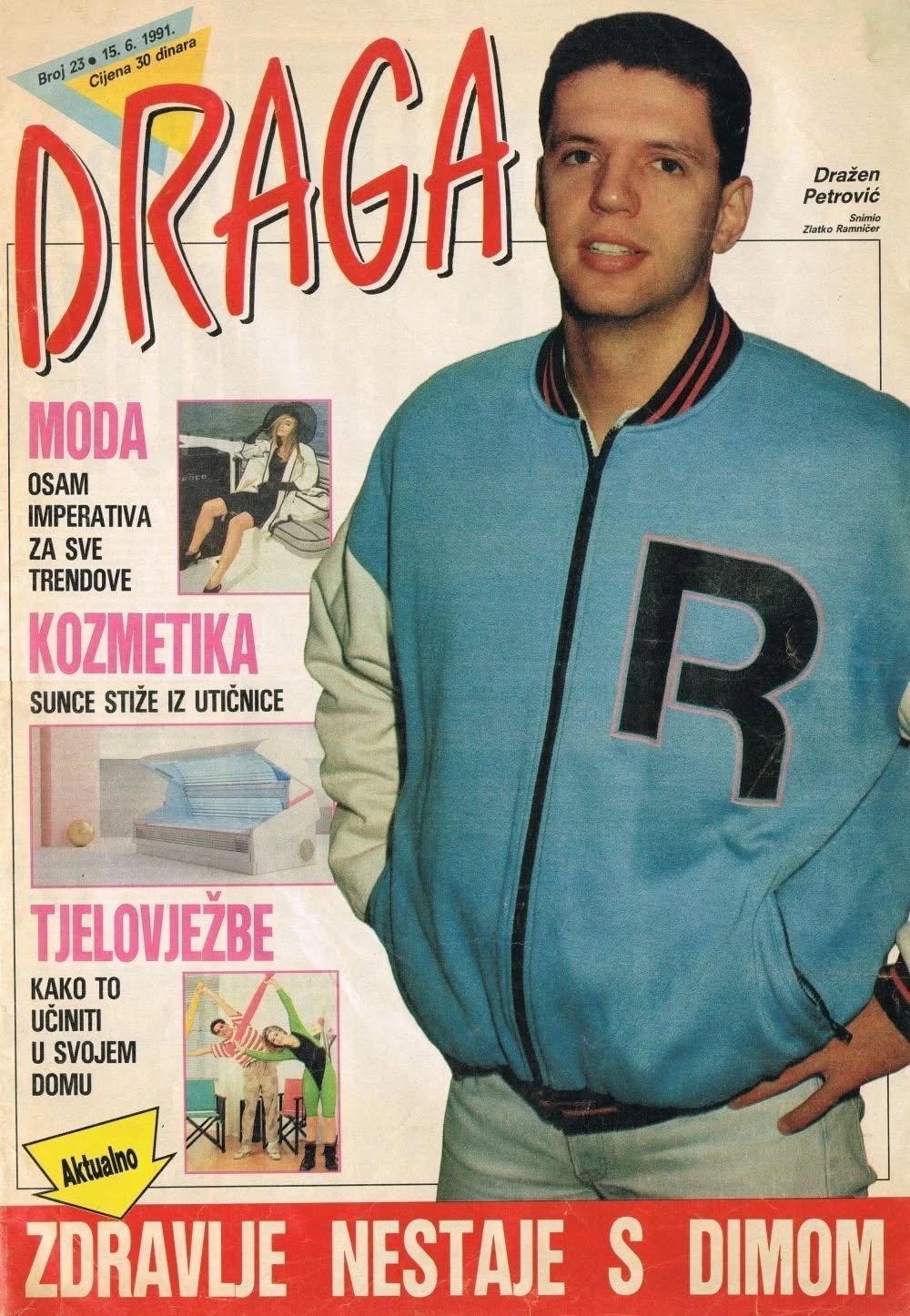 DRAGA magazine side cover Issue 23 15 June 1991