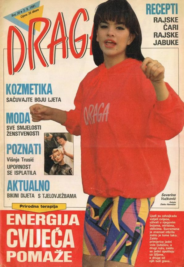DRAGA magazine side cover Issue 30 3 August 1991