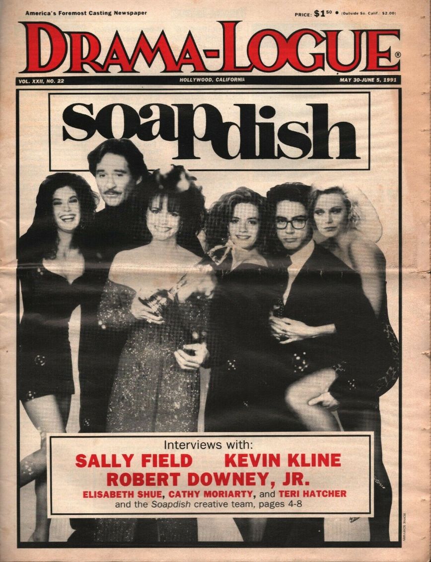 DRAMA LOGUE magazine side cover 30 May 1992