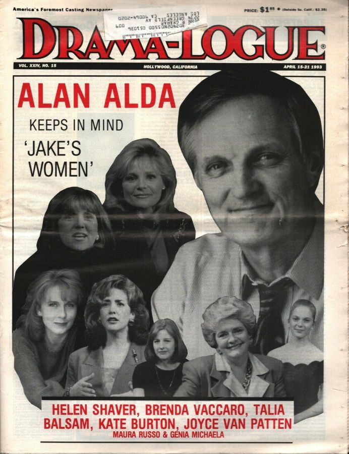 DRAMA LOGUE magazine side cover 15 April 1993