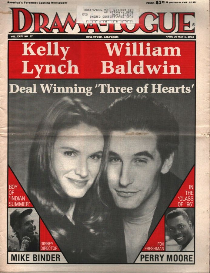 DRAMA LOGUE magazine side cover 29 April 1993
