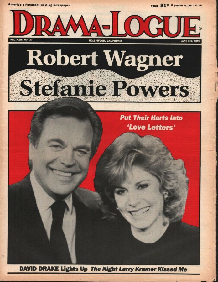 DRAMA LOGUE magazine side cover 3 June 1993