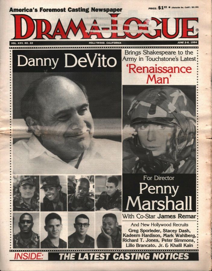 DRAMA LOGUE magazine side cover 2 June 1994