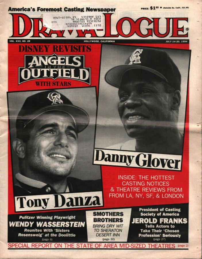 DRAMA LOGUE magazine side cover 14 July 1994