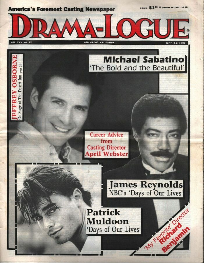DRAMA LOGUE magazine side cover 1 September 1994