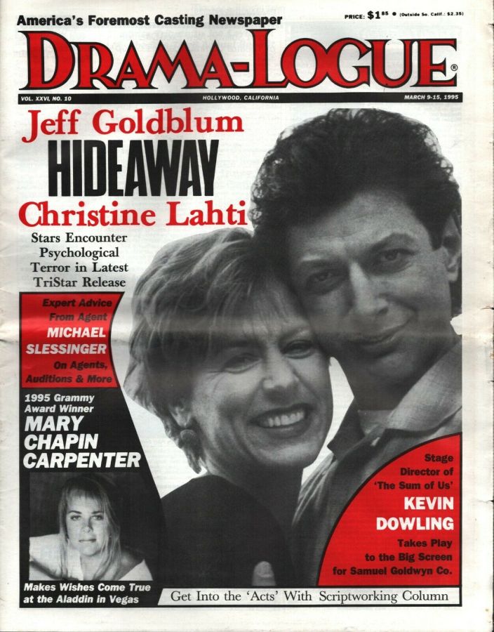 DRAMA LOGUE magazine side cover 9 March 1995