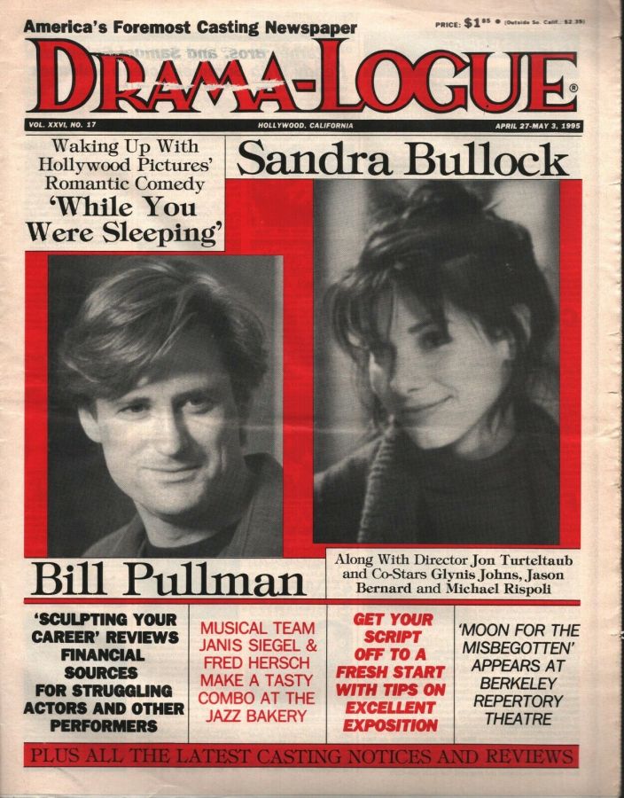 DRAMA LOGUE magazine side cover 27 April 1995