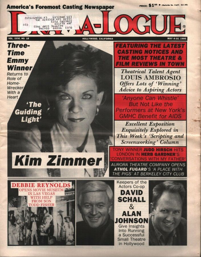 DRAMA LOGUE magazine side cover 4 May 1995