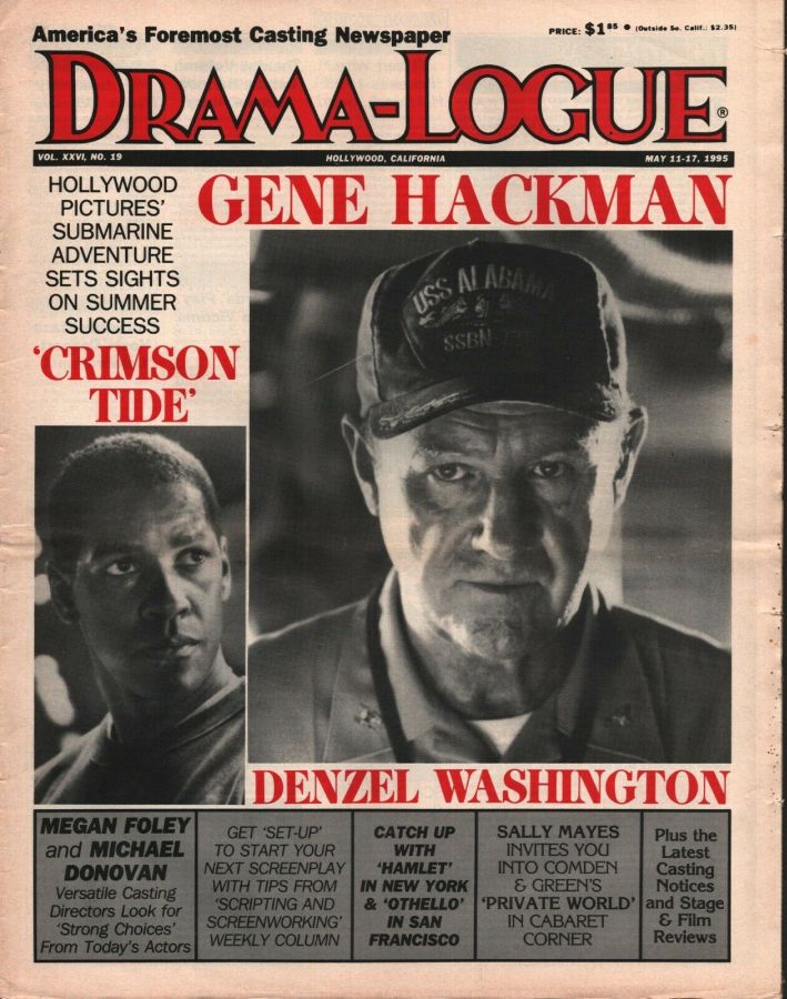 DRAMA LOGUE magazine side cover 11 May 1995