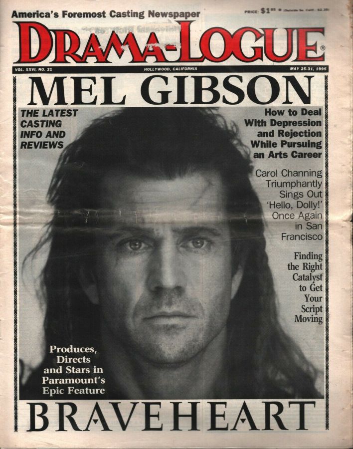 DRAMA LOGUE magazine side cover 25 May 1995