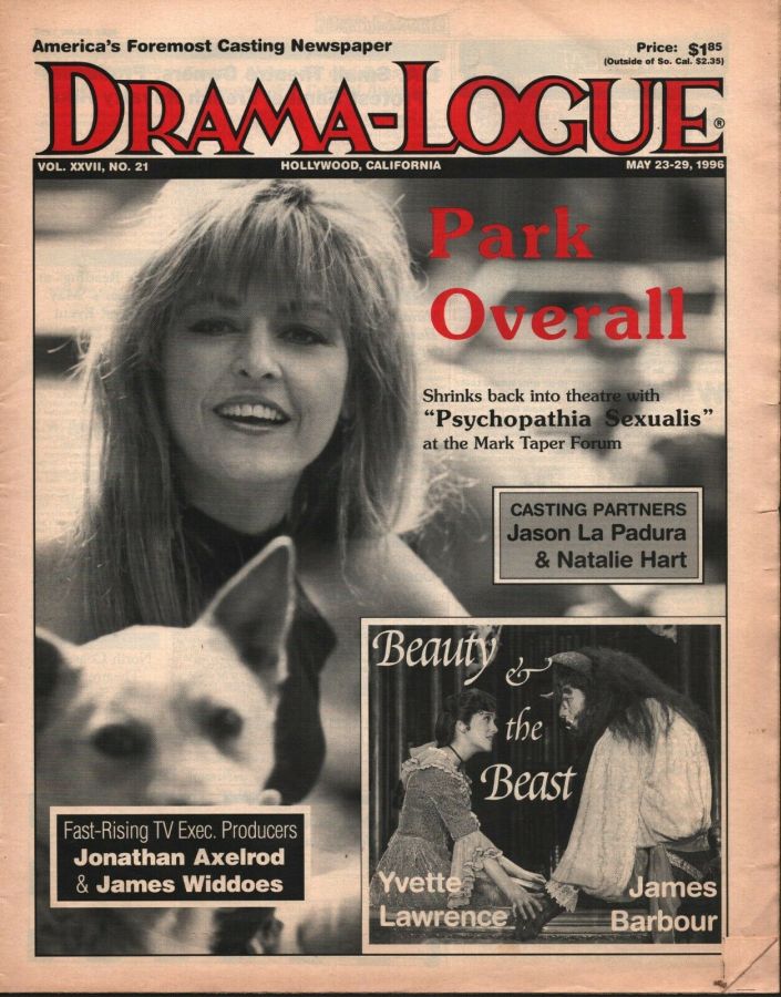 DRAMA LOGUE magazine side cover 23 May 1996