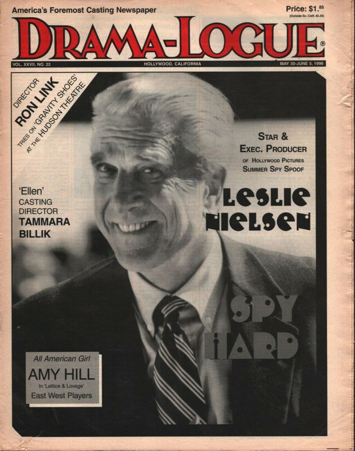 DRAMA LOGUE magazine side cover 30 May 1996
