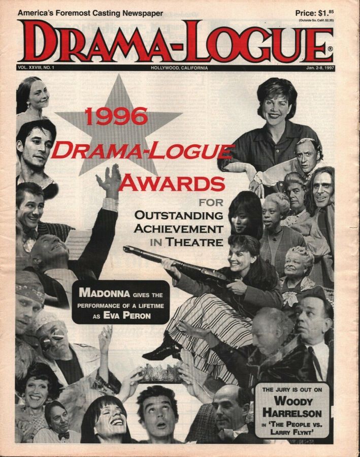 DRAMA LOGUE magazine side cover 2 January 1997