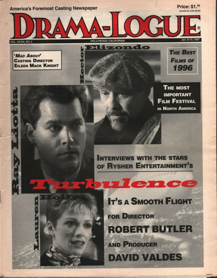 DRAMA LOGUE magazine side cover 9 January 1997