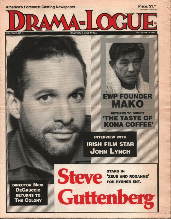 DRAMA LOGUE magazine side cover 30 January 1997