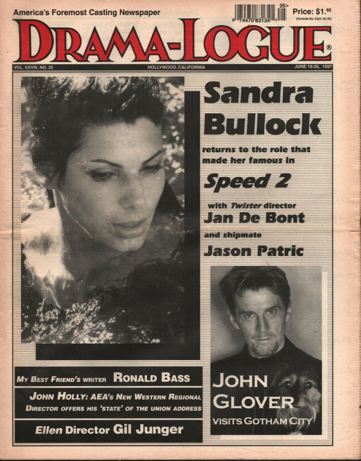 DRAMA LOGUE magazine side cover 19 June 1997