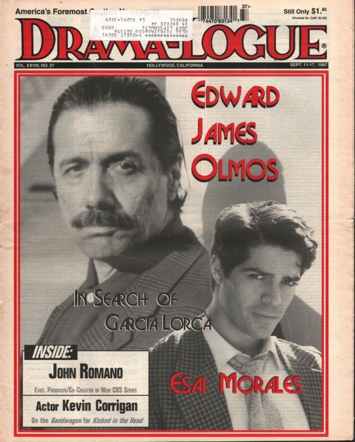 DRAMA LOGUE magazine side cover 11 September 1997