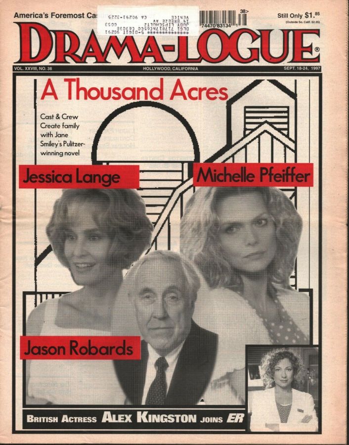 DRAMA LOGUE magazine side cover 18 September 1997
