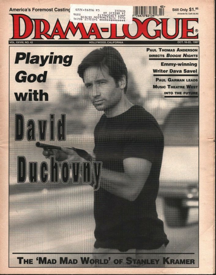 DRAMA LOGUE magazine side cover 16 October 1997