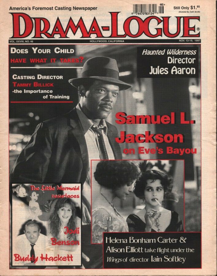 DRAMA LOGUE magazine side cover 13 November 1997
