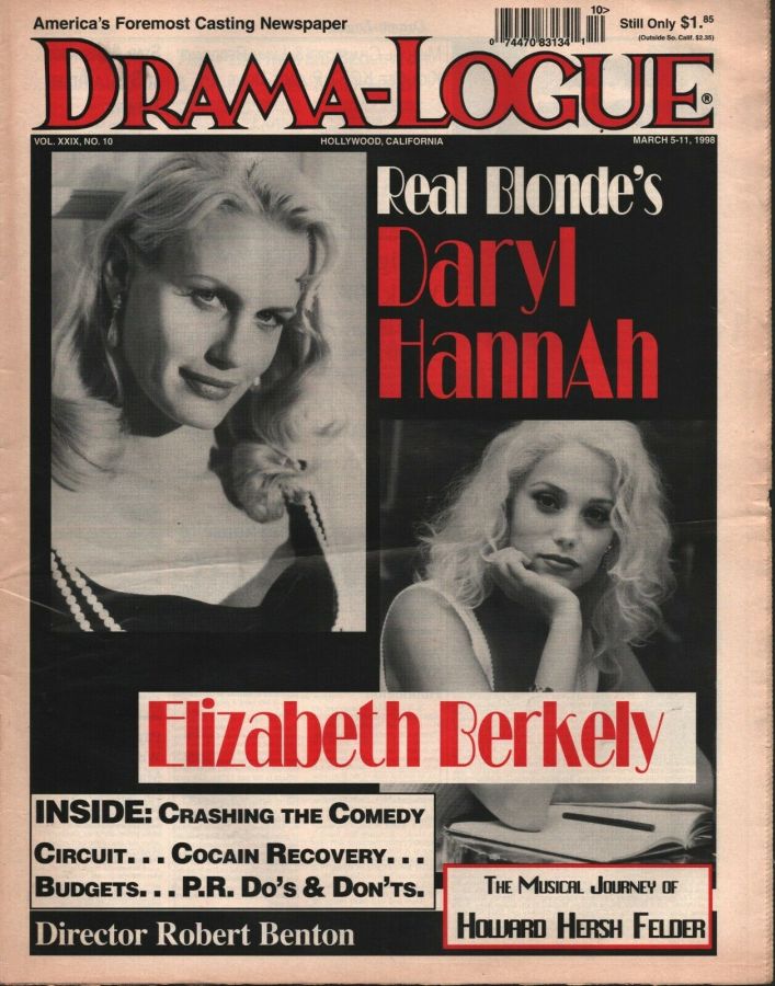 DRAMA LOGUE magazine side cover 5 March 1998