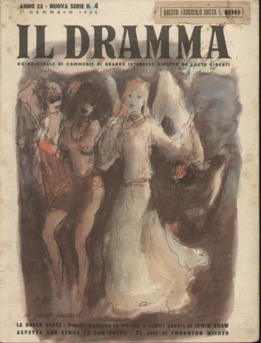 DRAMMA | IL magazine side cover Issue 4 1 January 1946