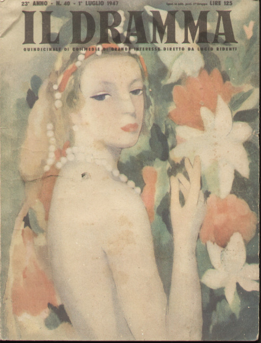 DRAMMA | IL magazine side cover Issue 40 1 July 1947